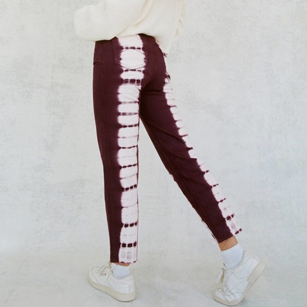 NWT PACSUN HIGH RISE STRAIGHT TIE DYE JEANS - Picture 2 of 10